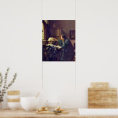 Astronomer door Vermeer - Poster (Keuken)