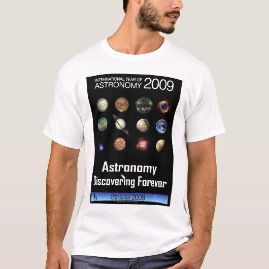 Astronomie 2009 t-shirt (Voorkant)
