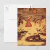  astronomie, Antiek Aziatische Keltische Kunst Briefkaart (Voorkant / Achterkant)