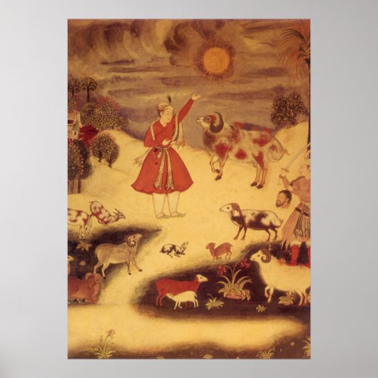 astronomie, Antiek Aziatische Keltische Kunst Poster (Voorkant)