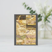  astronomie, Antiek sterren Briefkaart (Staand voorkant)