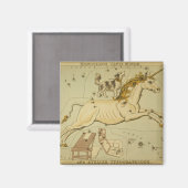  astronomie astrologie eenhoorn Monoceros Magneet (Voorkant / Achterkant)