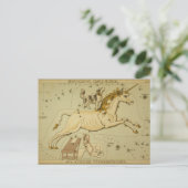 astronomie astrologie Monoceros unicorn Briefkaart (Staand voorkant)