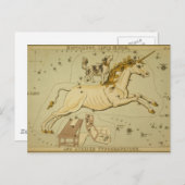 astronomie astrologie Monoceros unicorn Briefkaart (Voorkant / Achterkant)
