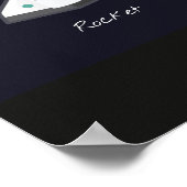 Astronomie Astronautplanten voor Kinder zonnestels Poster (Hoek)