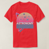 Astronomie Astronomeer Solar System Gift T-shirt (Design voorkant)