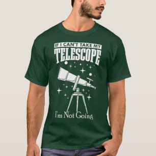 Astronomie Astronomie Gift Telescope Space T-shirt