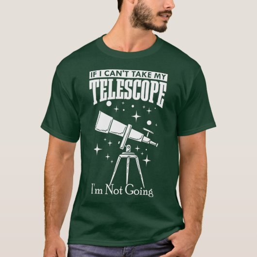 Astronomie Astronomie Gift Telescope Space T-shirt (Voorkant)