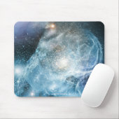 Astronomie Blauwe Galaxy Nebulae Buitenruimte Afbe Muismat (Met muis)