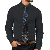 Astronomie Blue Night Sky Foto Stropdas