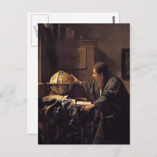 Astronomie Briefkaart (Voorkant / Achterkant)