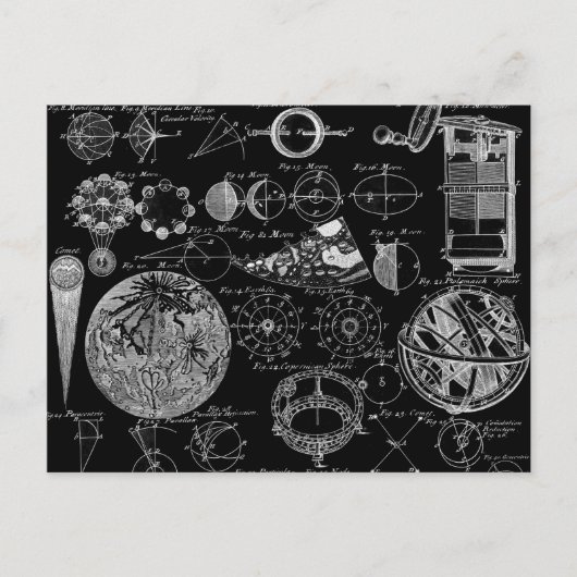 Astronomie Briefkaart (Voorkant)