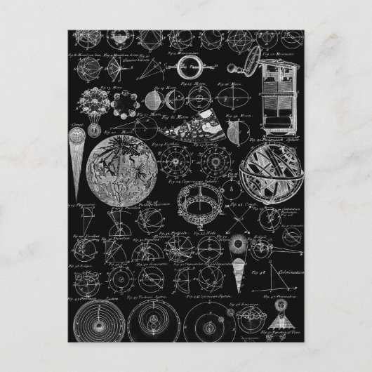 Astronomie Briefkaart (Voorkant)