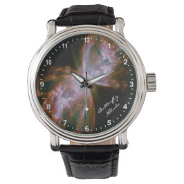 Astronomie & Butterfly Nebula Watch, Hubble/Galaxy Horloge