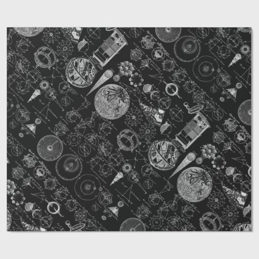 Astronomie Cadeaupapier (Vlak)