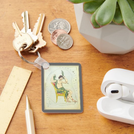  astronomie, Cassiopeia Constellation Stars Sleutelhanger (Bureau)