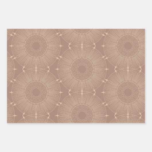 Astronomie Celestial Astrology Cosmic Rays Inpakpapier Vel (Voorkant 2)