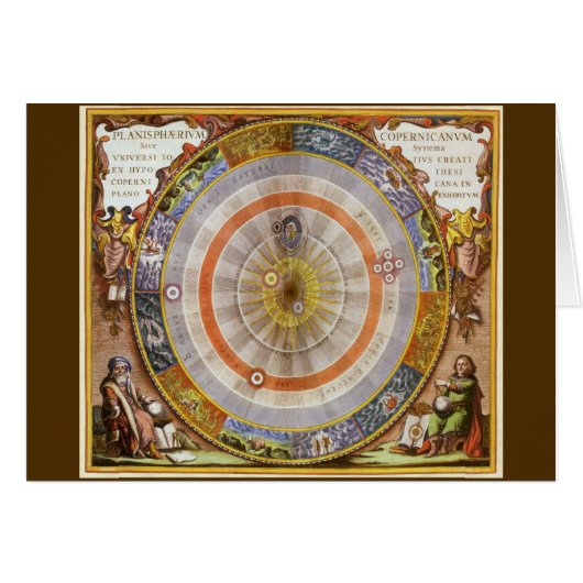  astronomie Celestial Copernican Planisphere (Voorkant Horizontaal)