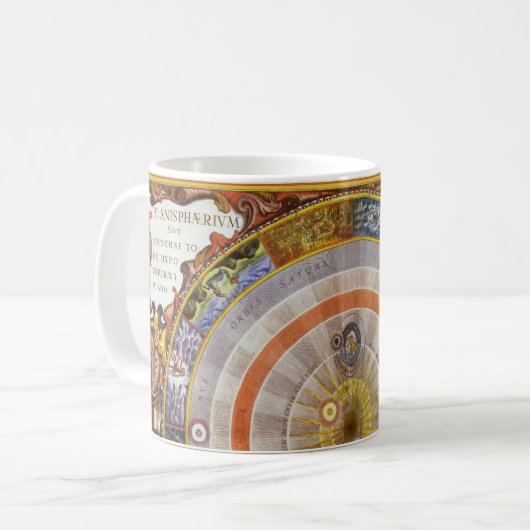 astronomie Celestial Copernican Planisphere Koffiemok (Voorkant links)