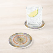 astronomie Celestial Copernican Planisphere Zandsteen Onderzetter (Zijkant)