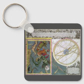 Astronomie Celestial door Matthaeus Seutter Sleutelhanger (Voorkant)