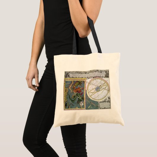  Astronomie Celestial door Matthaeus Seutter Tote Bag (Voorkant (product))