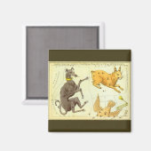  Astronomie, Celestial Map Star Chart in Sky Magneet (Voorkant / Achterkant)