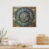 Astronomie Celestial Northern Constellation Poster (Keuken)