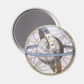 astronomie, Celestial Planisphere Zodiac Magneet (Voorkant / Achterkant)