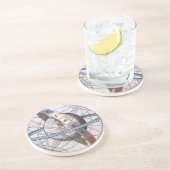  astronomie, Celestial Planisphere Zodiac Zandsteen Onderzetter (Zijkant)