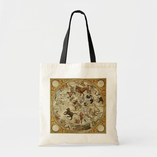  astronomie, Celestial Sky Map Star Chart Tote Bag (Voorkant)