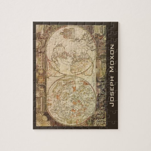  astronomie, Celsiale Planisphere Map Legpuzzel (Verticaal)