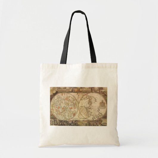  astronomie, Celsiale Planisphere Map Tote Bag (Voorkant)