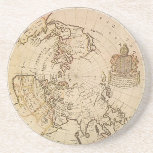 astronomie, Celsiale Planisphere Map Zandsteen Onderzetter