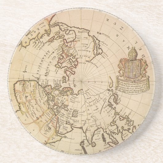  astronomie, Celsiale Planisphere Map Zandsteen Onderzetter (Voorkant)
