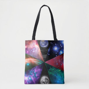 Astronomie Collage Tote Bag