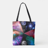 Astronomie Collage Tote Bag (Achterkant)