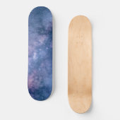 Astronomie comos blue paarse violette skiststerren persoonlijk skateboard (Voorkant)
