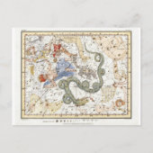 Astronomie Constellations Map Briefkaart (Voorkant)