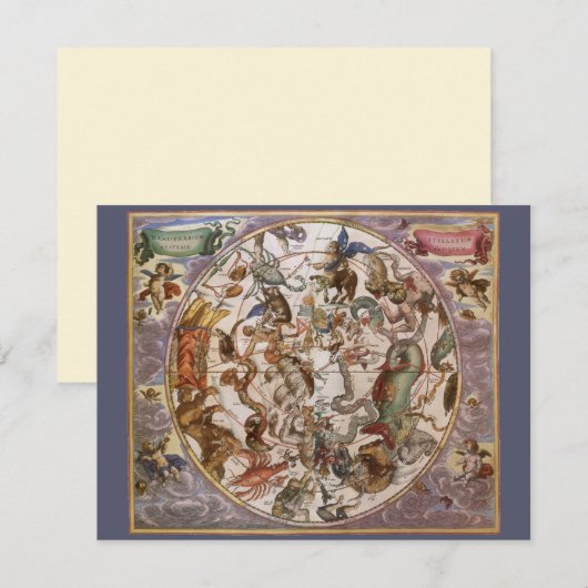 astronomie, Constellations of Southern Sky (Voorkant / Achterkant)