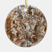  astronomie, Constellations of Southern Sky Keramisch Ornament (Voorkant)