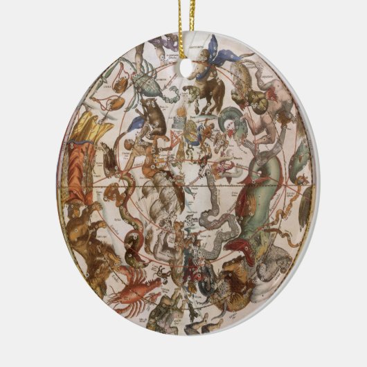  astronomie, Constellations of Southern Sky Keramisch Ornament (Links)