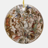  astronomie, Constellations of Southern Sky Keramisch Ornament (Achterkant)