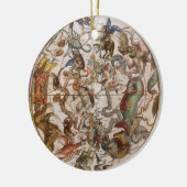  astronomie, Constellations of Southern Sky Keramisch Ornament (Links)