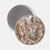  astronomie, Constellations of Southern Sky Magneet (Voorkant / Achterkant)