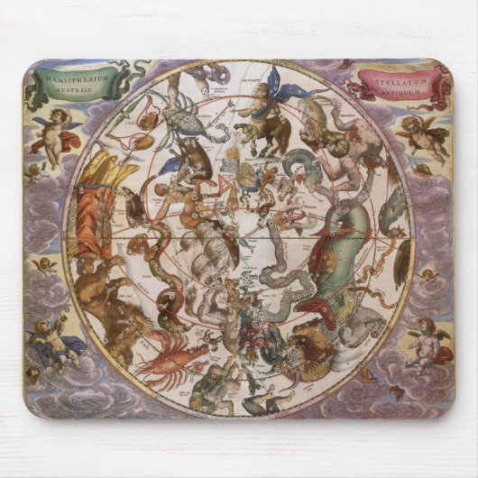 astronomie, Constellations of Southern Sky Muismat (Voorkant)