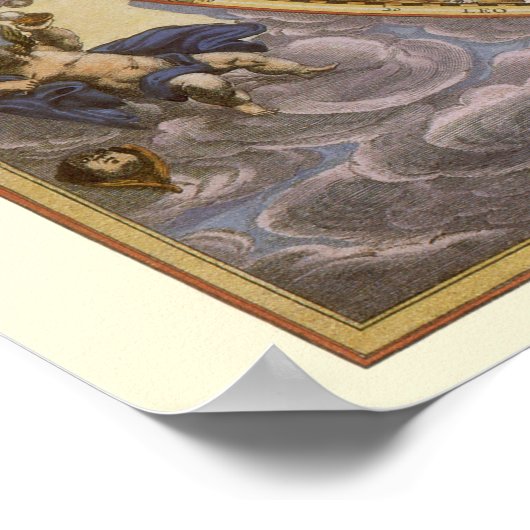 astronomie, Constellations of Southern Sky Poster (Hoek)