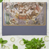  astronomie, Constellations of Southern Sky Theedoek (Gevouwen)