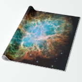 Astronomie Crab Nebula Hubble Space Cadeaupapier (Uitgerold)