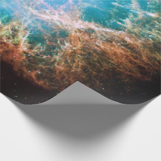 Astronomie Crab Nebula Hubble Space Cadeaupapier (Hoek)